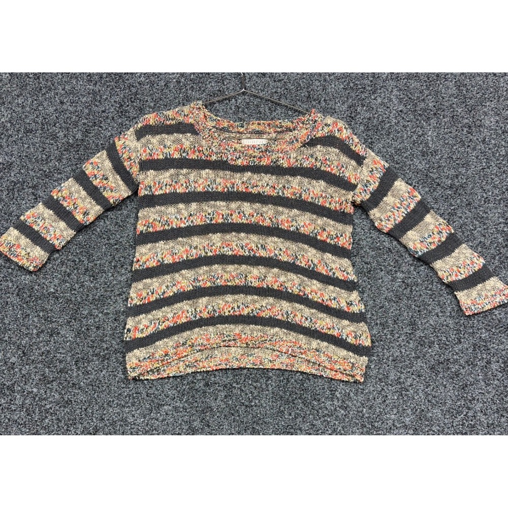 Cooperative Sweater Womens XS Multi Stripe Knit Cotton Blend UO Boho Indie Top